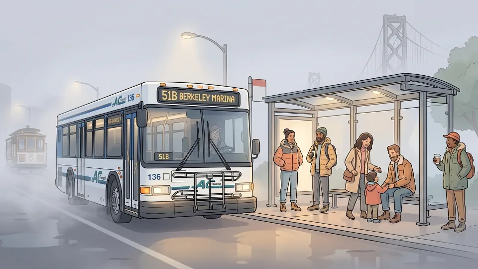 AC Transit Safeguards Bay Area Riders in Fog