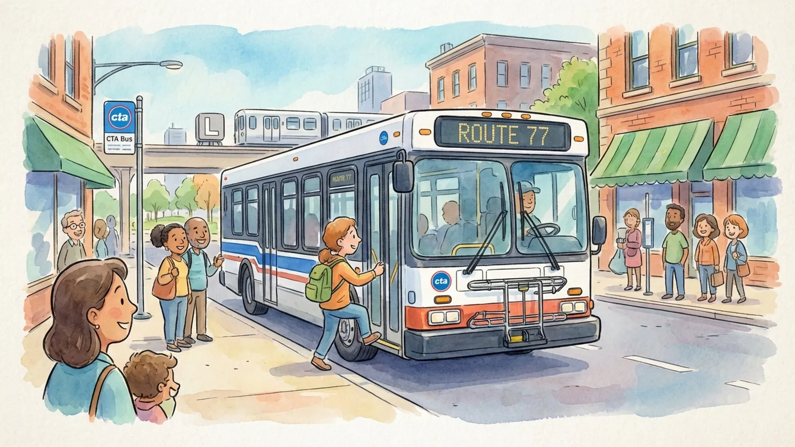 Chicago CTA Safeguards Route 77 Service Continuity