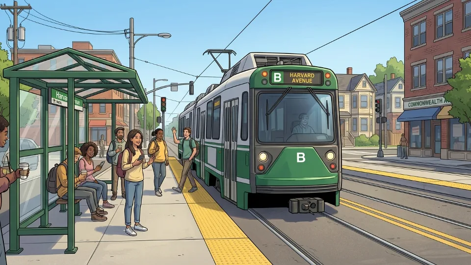 Boston MBTA Restores Green Line After Train Breakdown