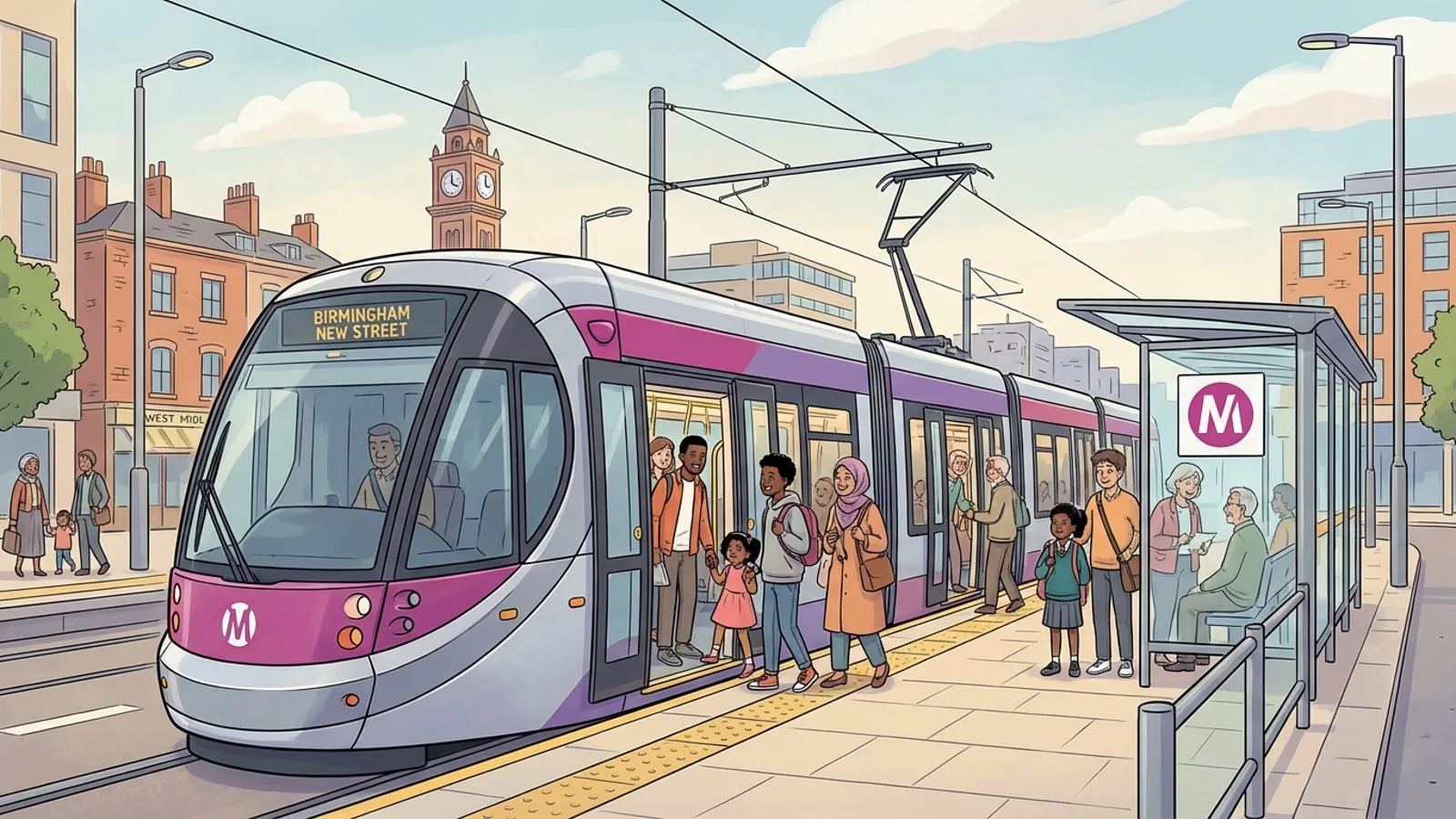West Midlands Boosts Tram Service for Match Crowds