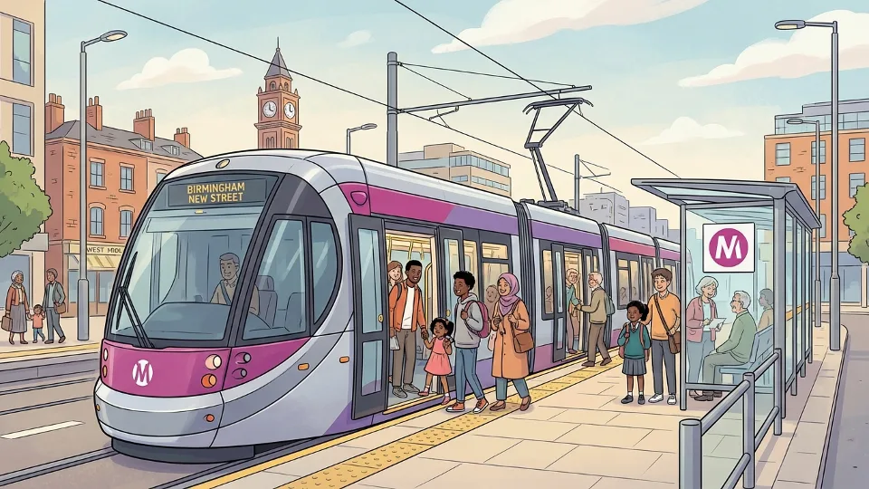 West Midlands Boosts Tram Service for Match Crowds