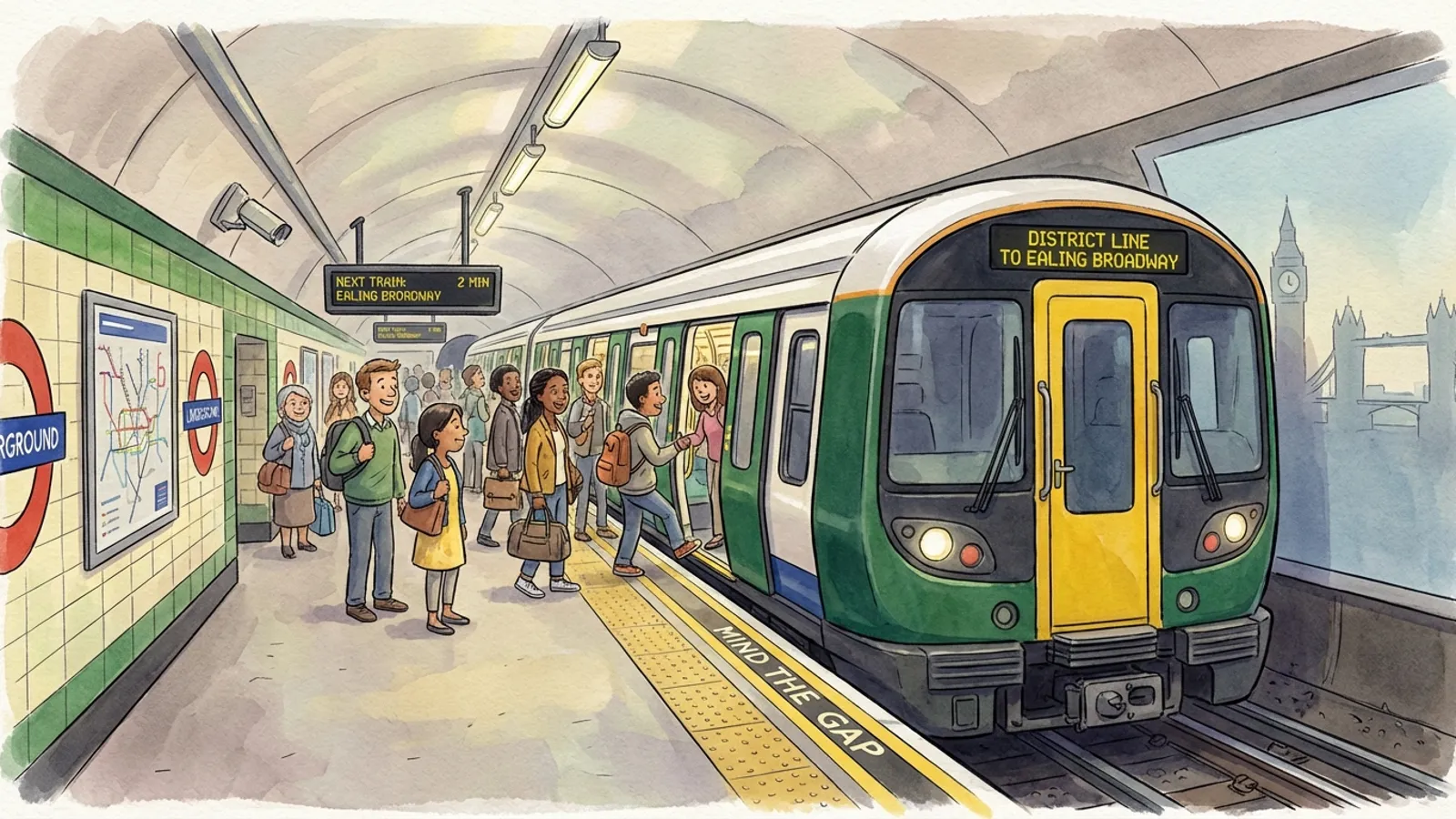 District Line Safeguards Service Across London