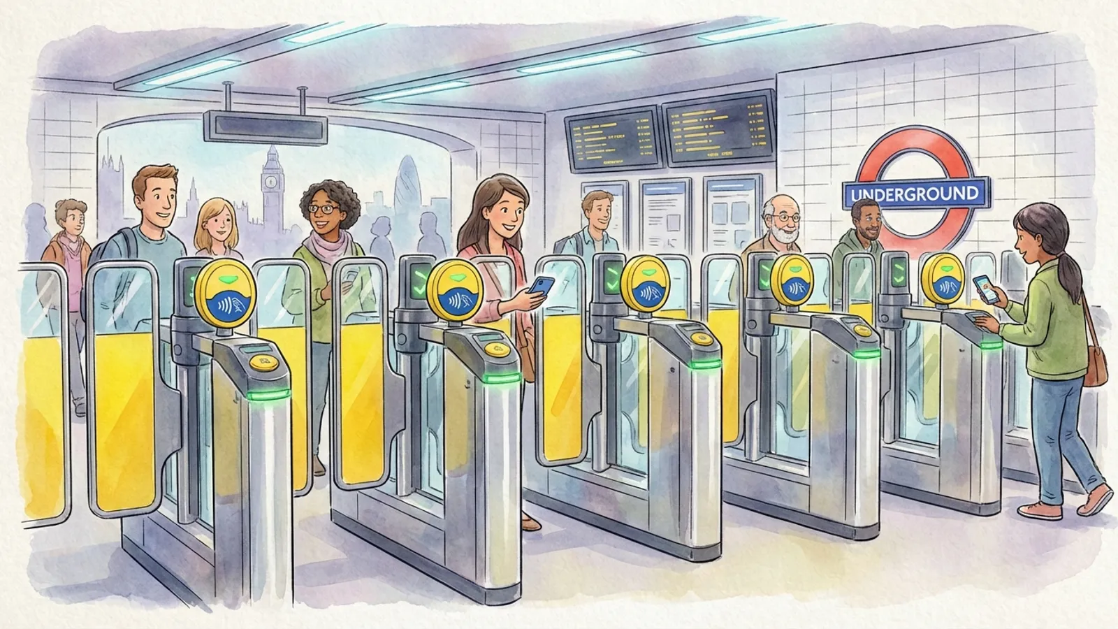 London Stations Secure Facilities Behind Gateline