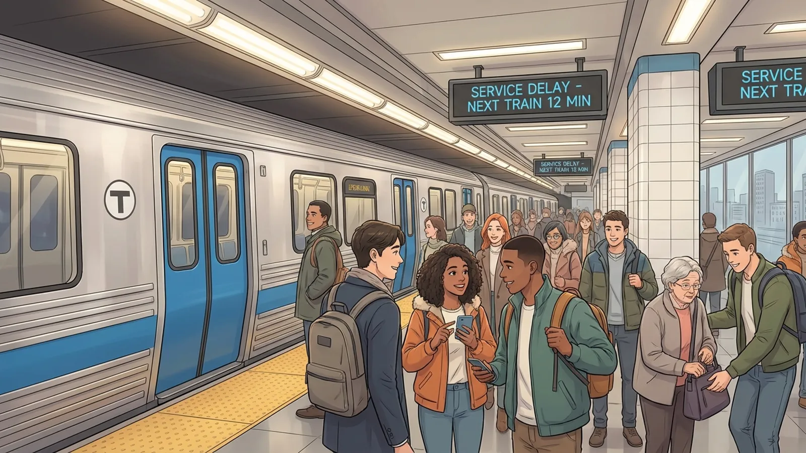 Boston Blue Line Restores Service After Repairs