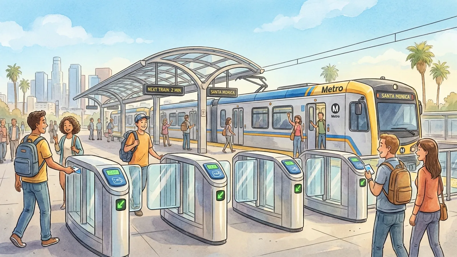 LA Metro Fortifies Fare System with New Gates