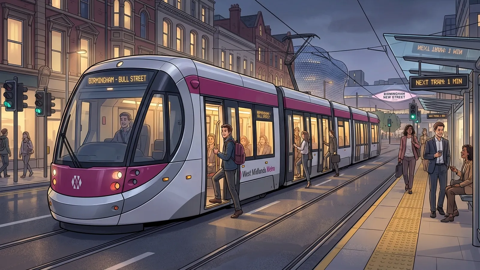 West Midlands Metro Safeguards Service Around Clock