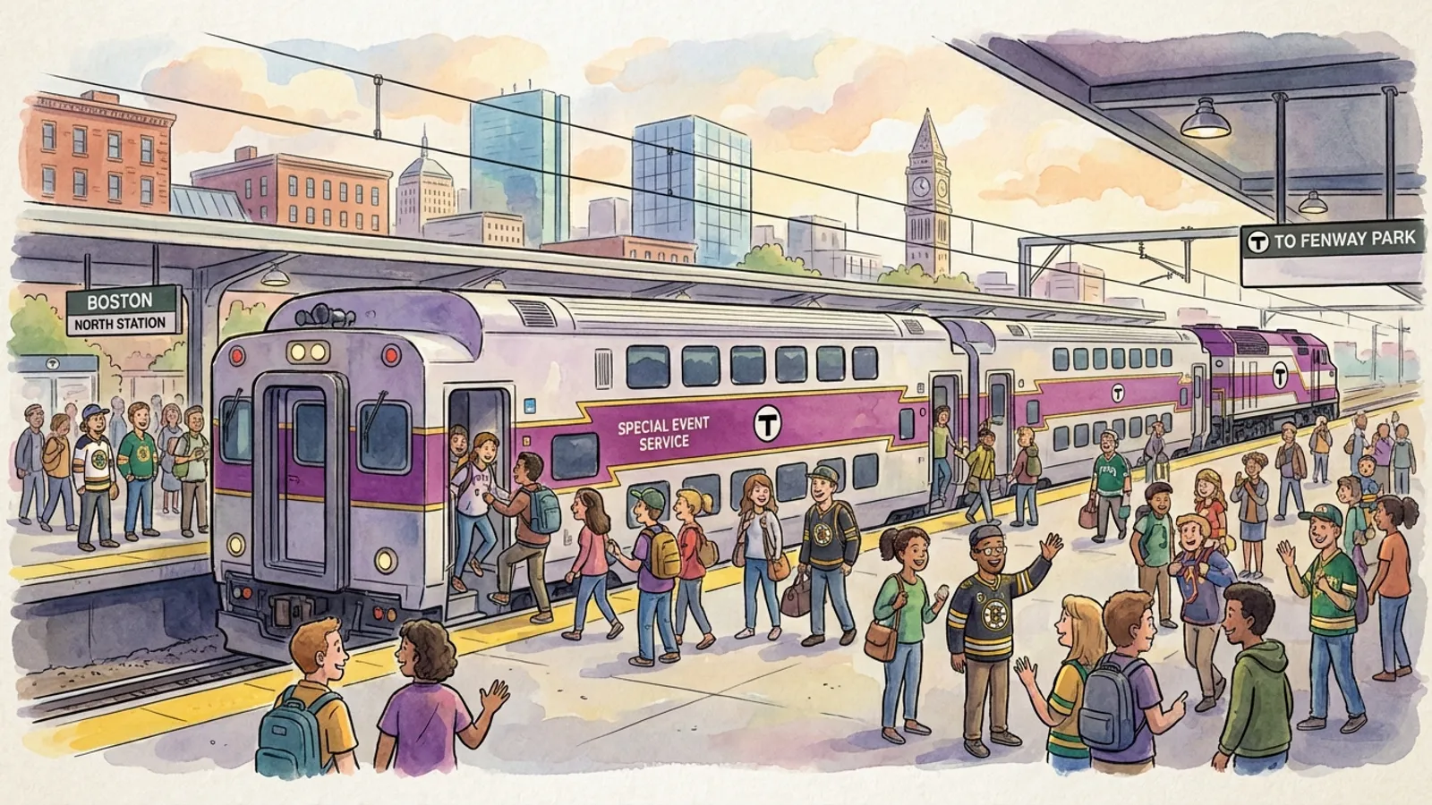 MBTA Mobilizes Event Trains for Boston Soccer