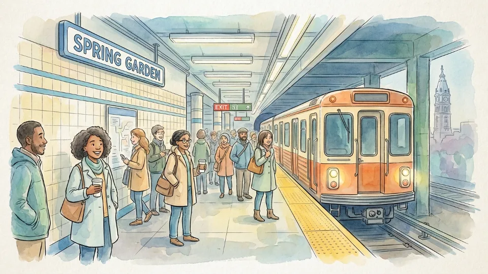 Philadelphia Restores Spring Garden Station Service