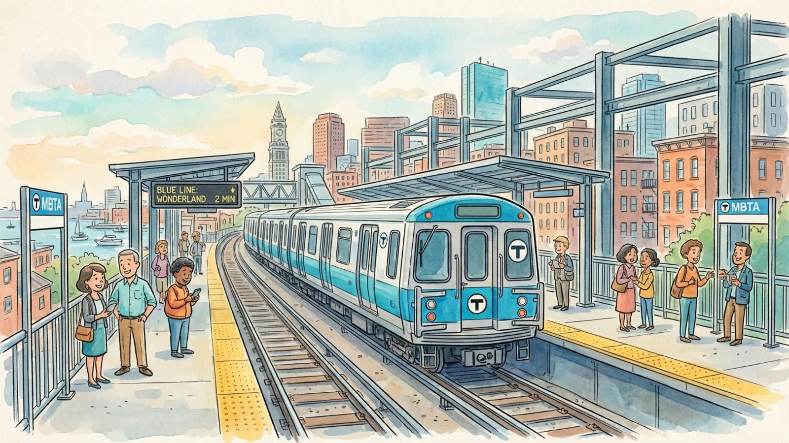 Boston Blue Line Restores Service After Signal Fix