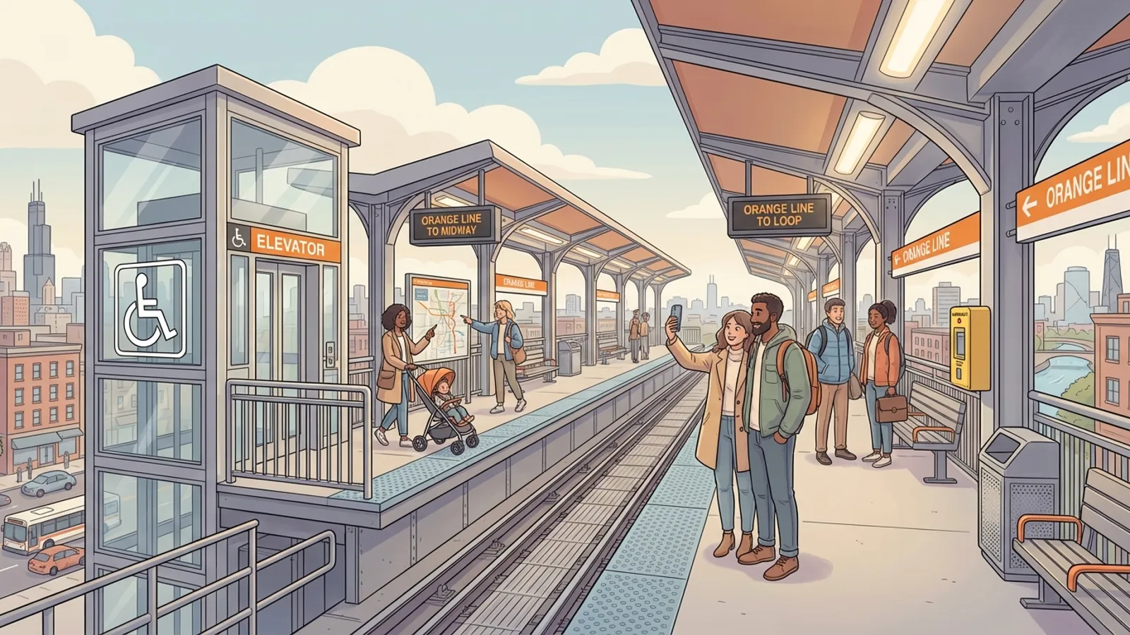 CTA Mobilizes Repairs to Restore Halsted Access