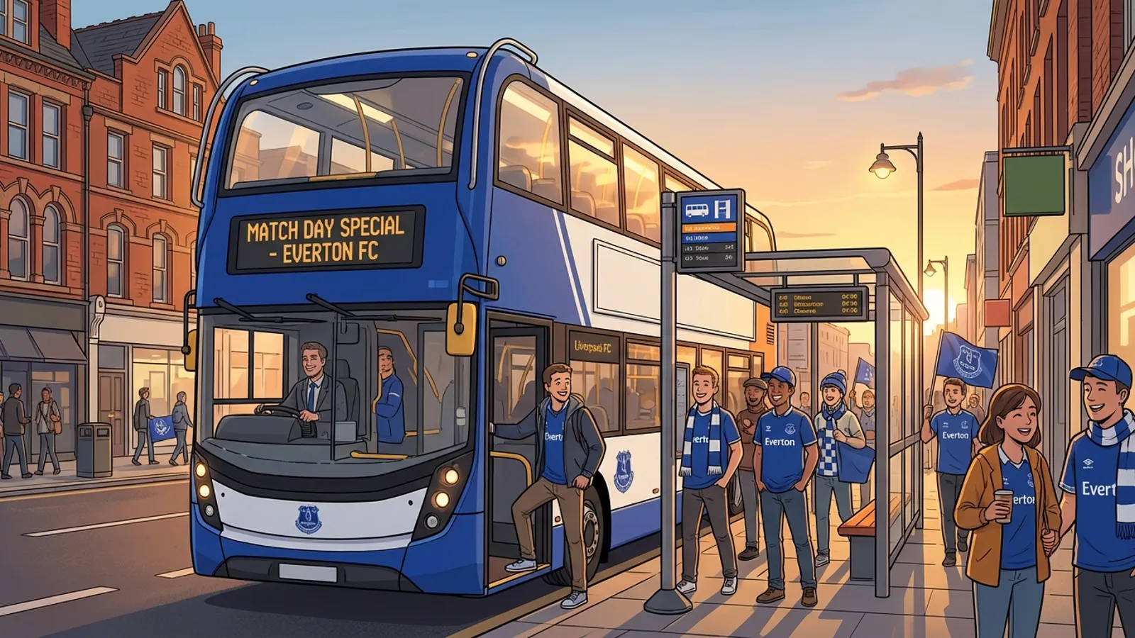 North West Mobilizes Match Day Transit for Everton