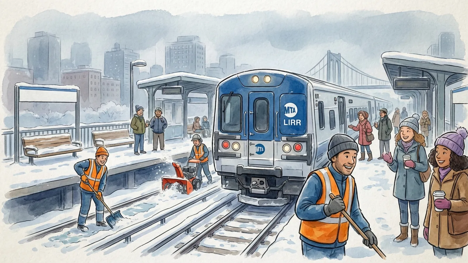 LIRR Mobilizes Crews to Restore Service Safely