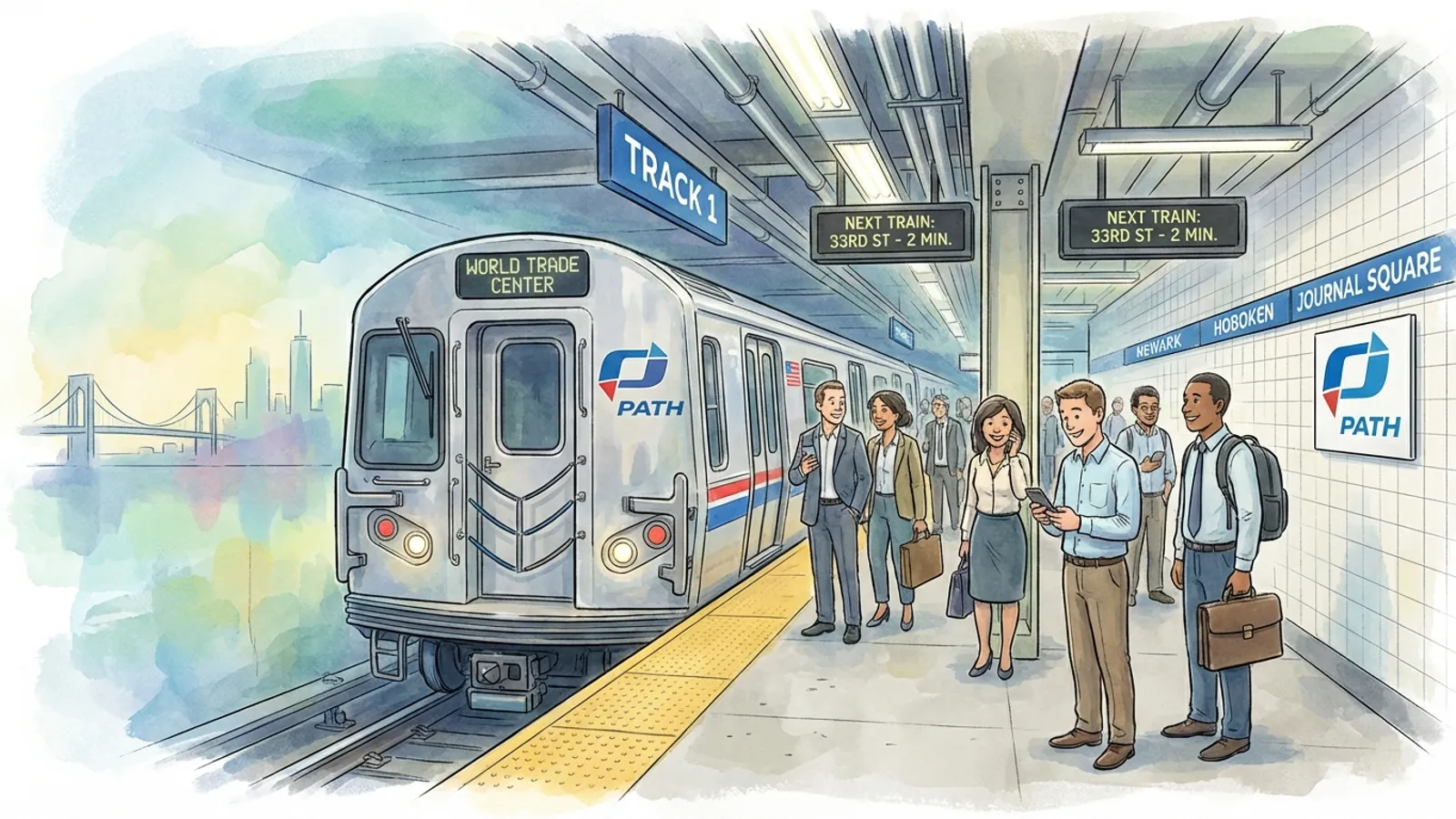 PATH Fortifies Newark Service During Platform Upgrades