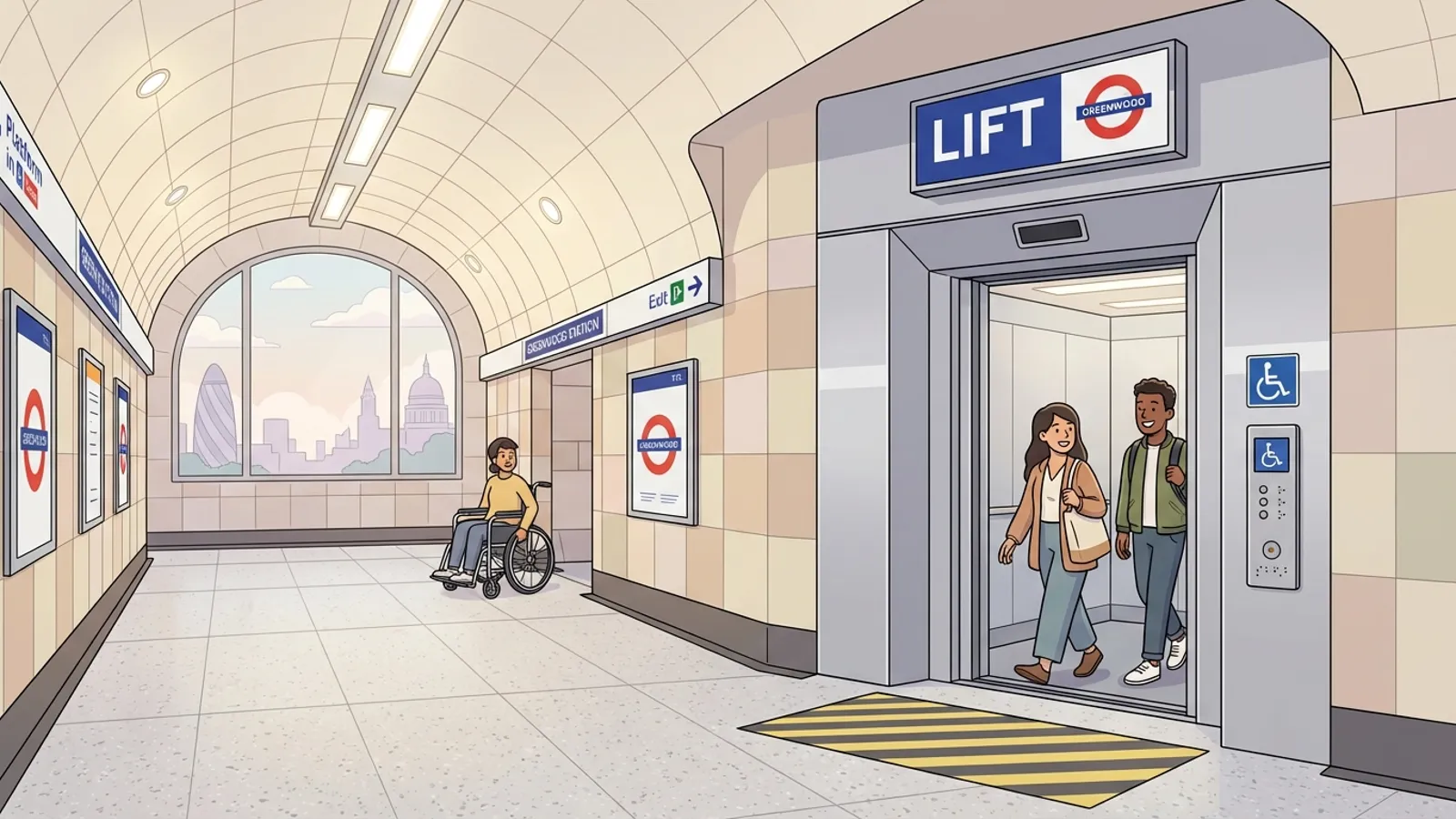 London TfL Restores Lift, Safeguards Access