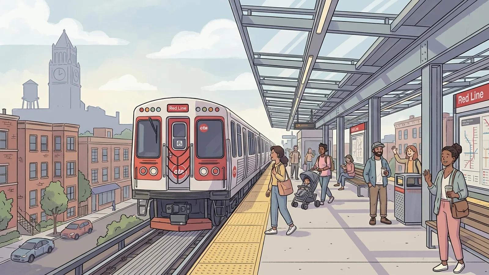 Chicago Red Line Fortifies North Side Infrastructure