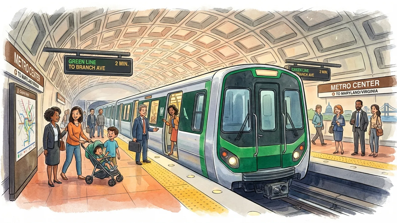 DC Metro Mobilizes Crews to Restore Green Line