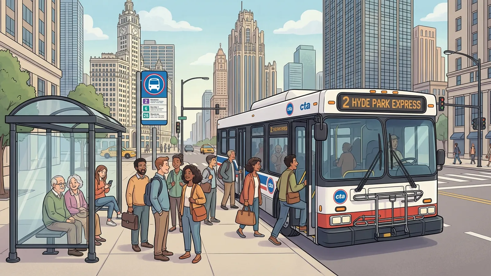 Chicago CTA Safeguards Service During Stop Shift