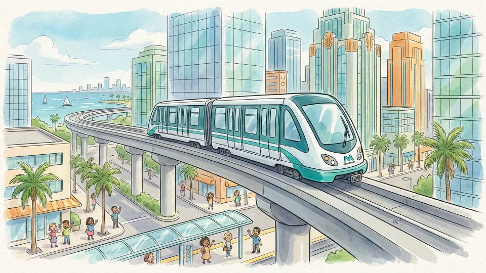 Miami Metromover Safeguards Service During Track Work