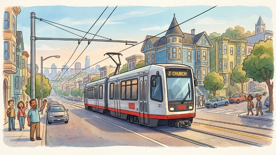 SF Muni Restores J Church After Track Clearance