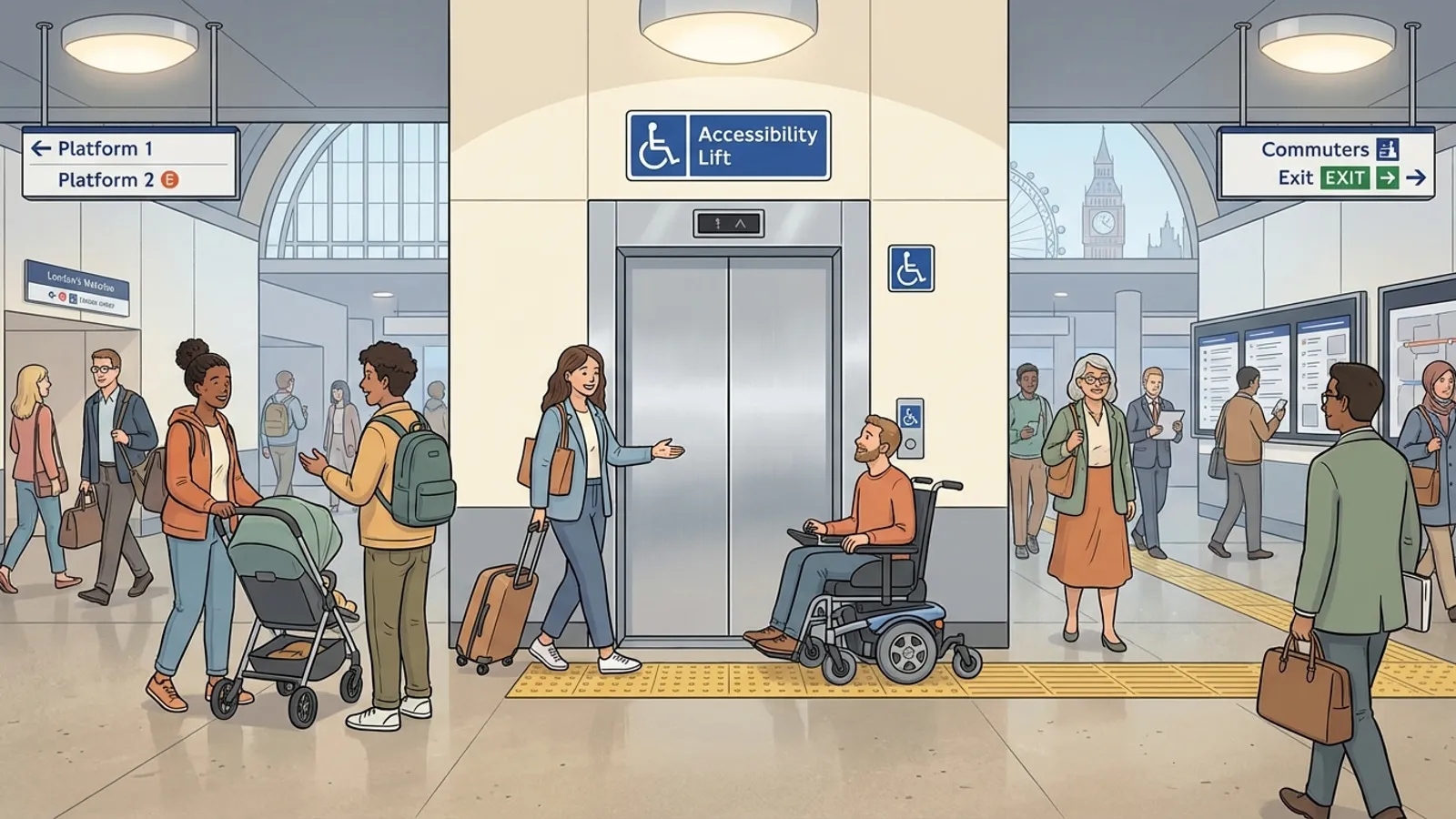 London Safeguards Waterloo Station Accessibility
