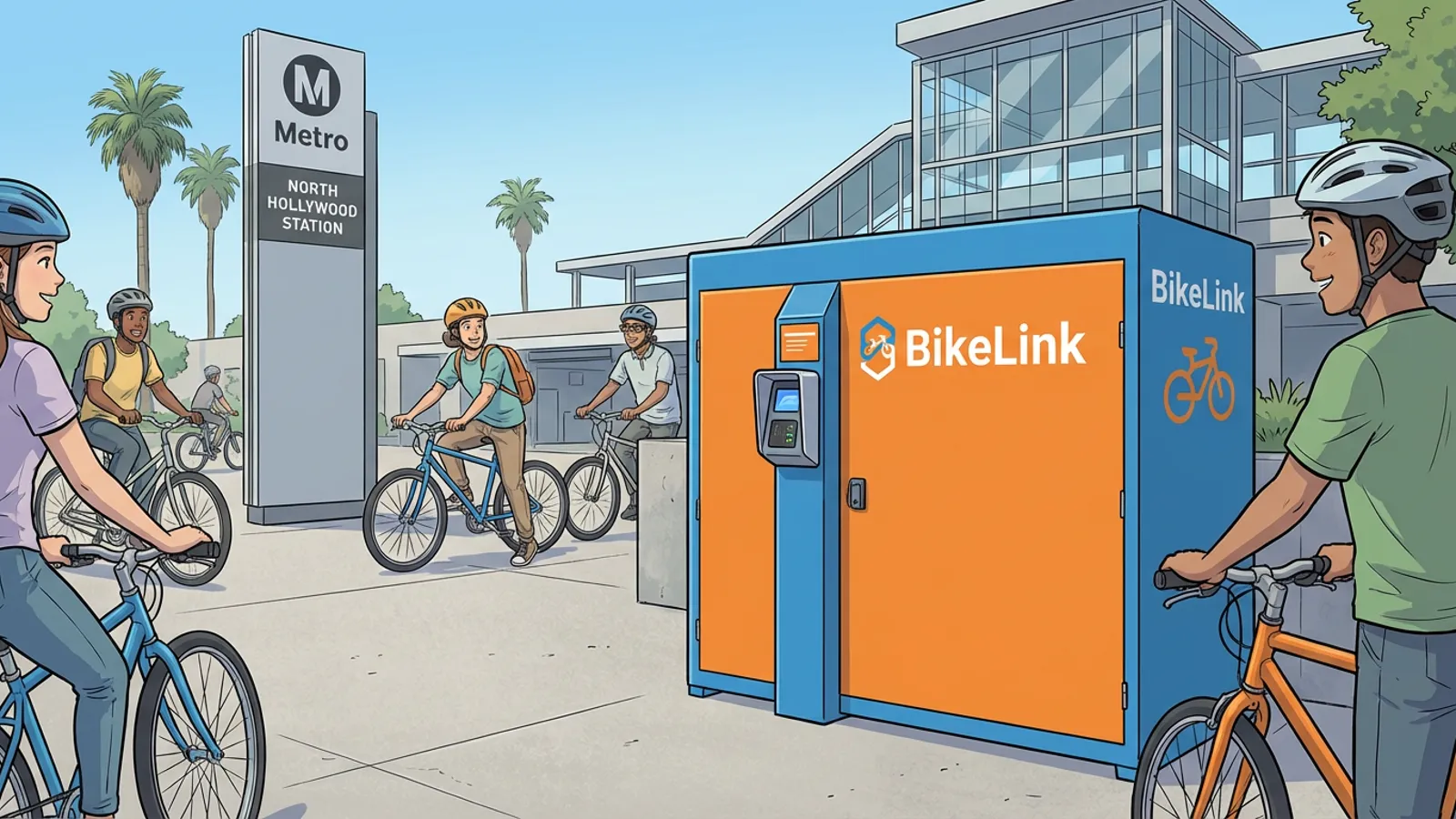 LA Metro Mobilizes Team for Bike Locker Care