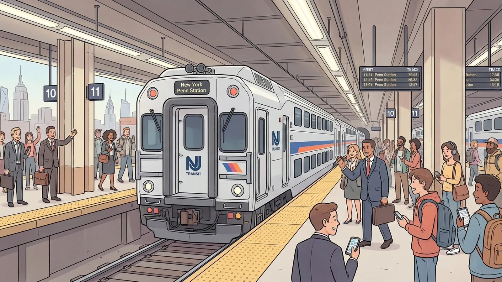 NJ Transit Fortifies Penn Station Rail Network