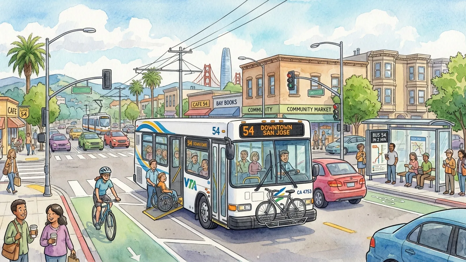 SF Route 54 Restores Service After Track Clearance