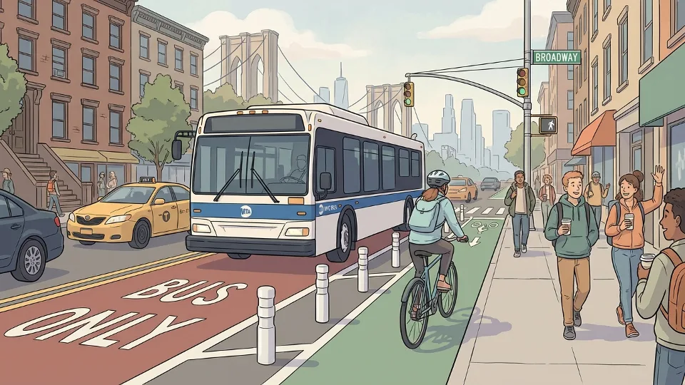 NYC Fortifies Transit with 150 Miles of Bus Lanes