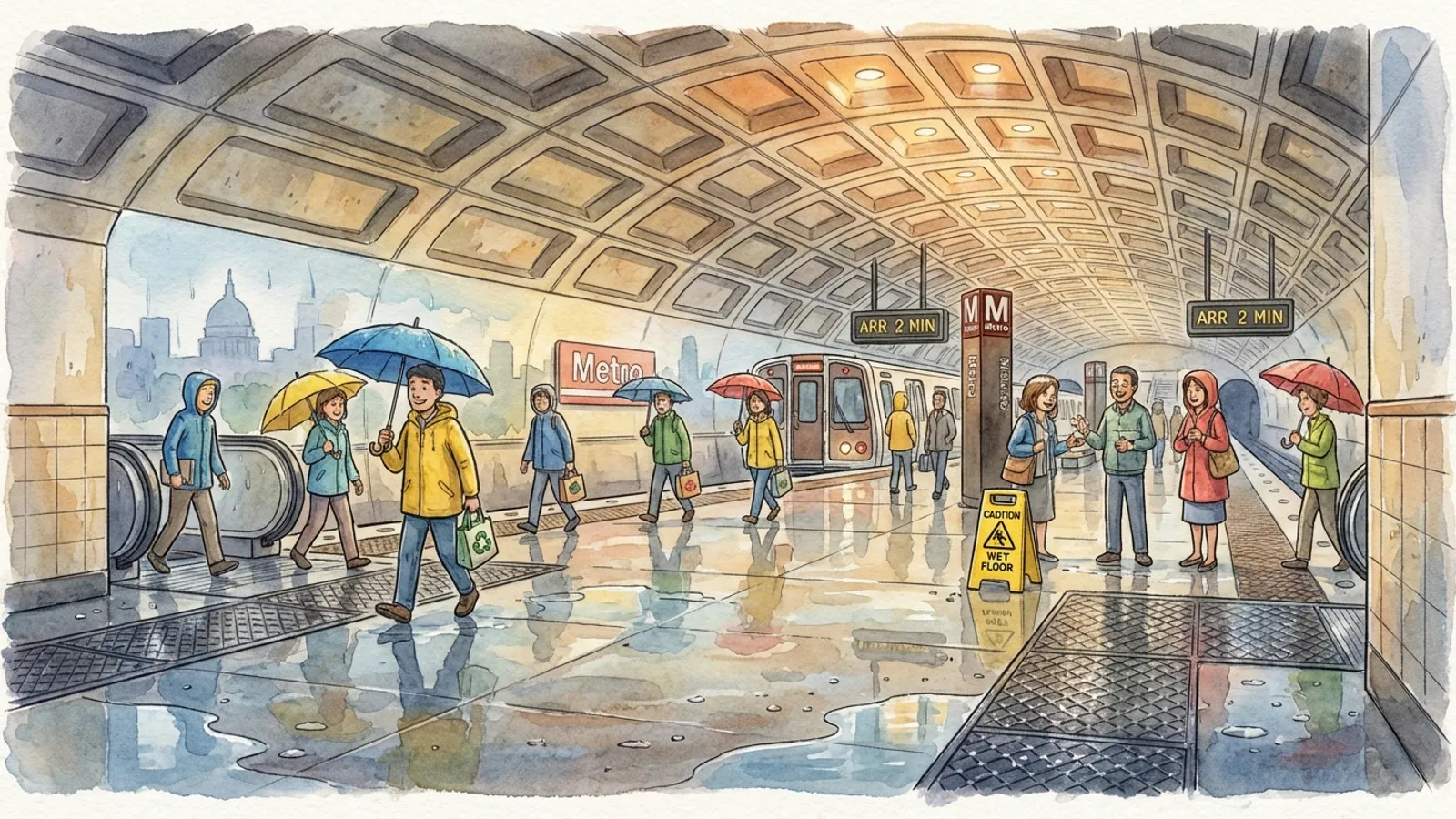 DC Metro Safeguards Columbia Heights After Falls