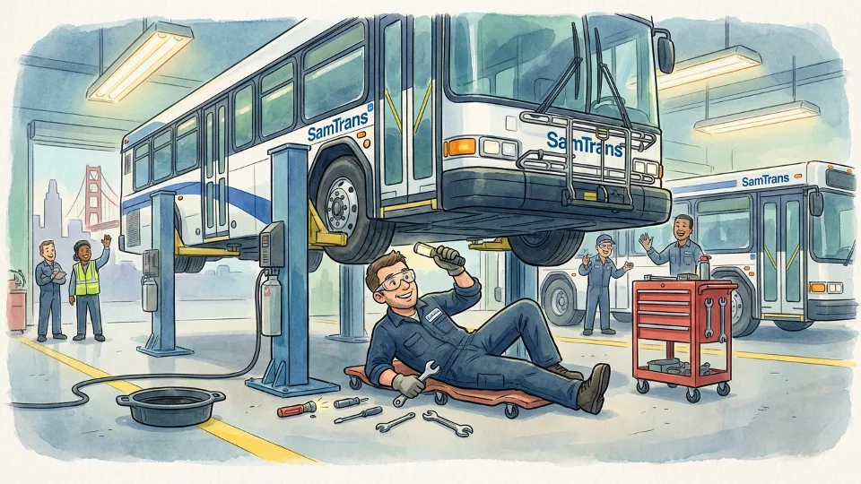 SF Bay SamTrans Fortifies Fleet with Mechanic Push