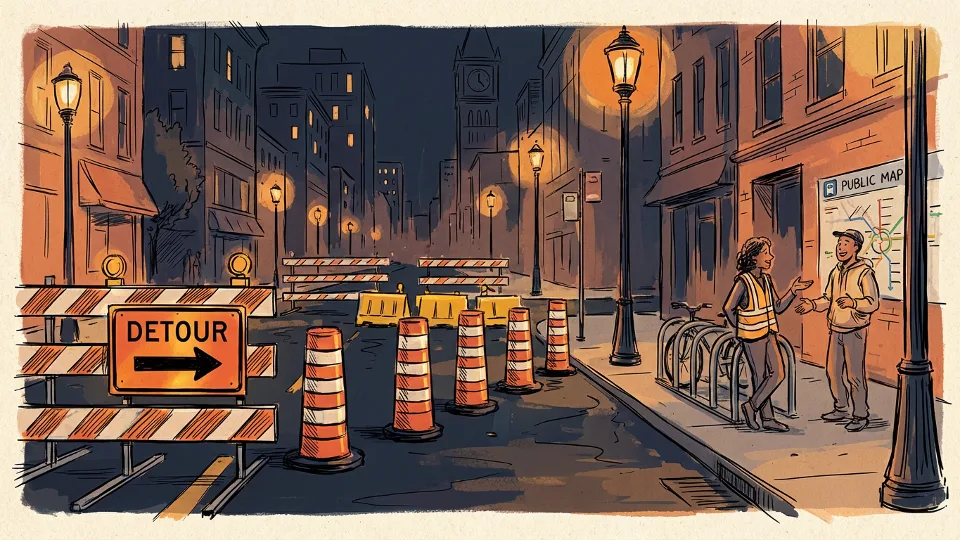 North West Safeguards Traffic Flow During Road Work