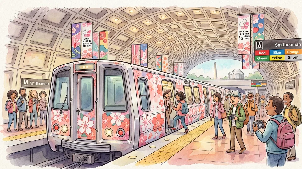 Metro Mobilizes Cherry Blossom Fleet for DC Festival