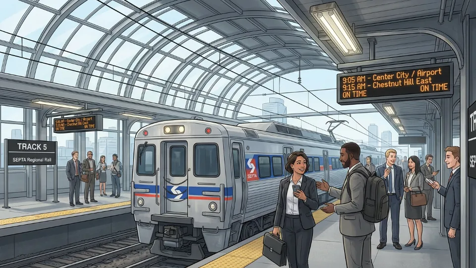 Philadelphia SEPTA Safeguards Paoli Service Flow