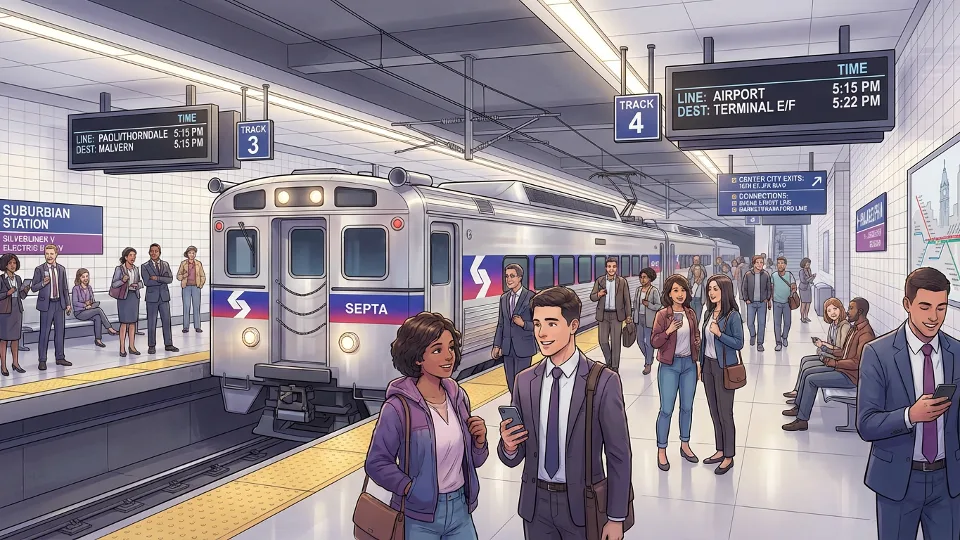 Philadelphia Rail Safeguards Rush Hour Service