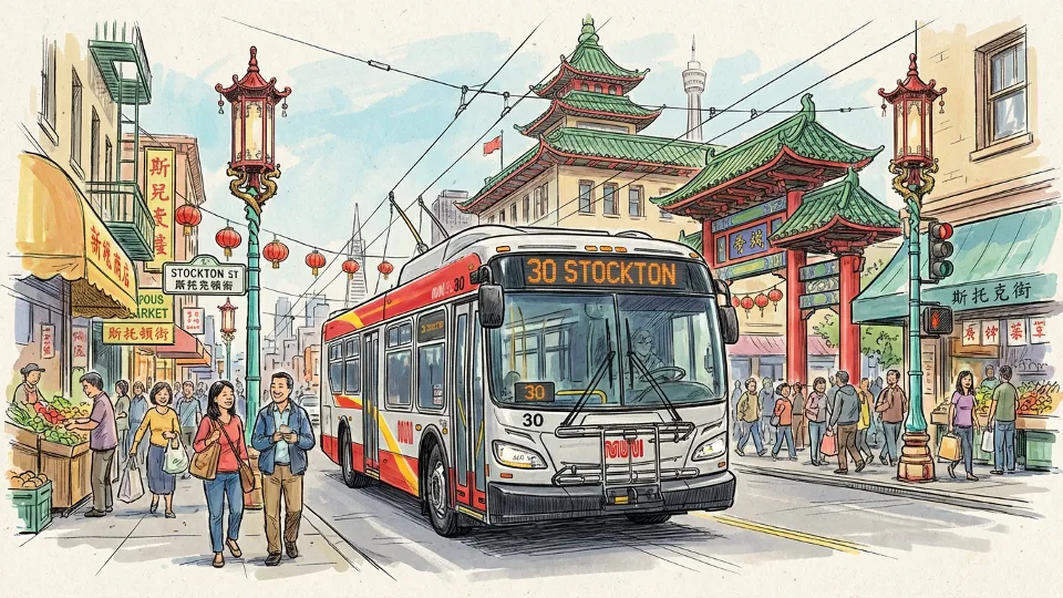 SF Muni Optimizes 30 Stockton for Festival Crowds