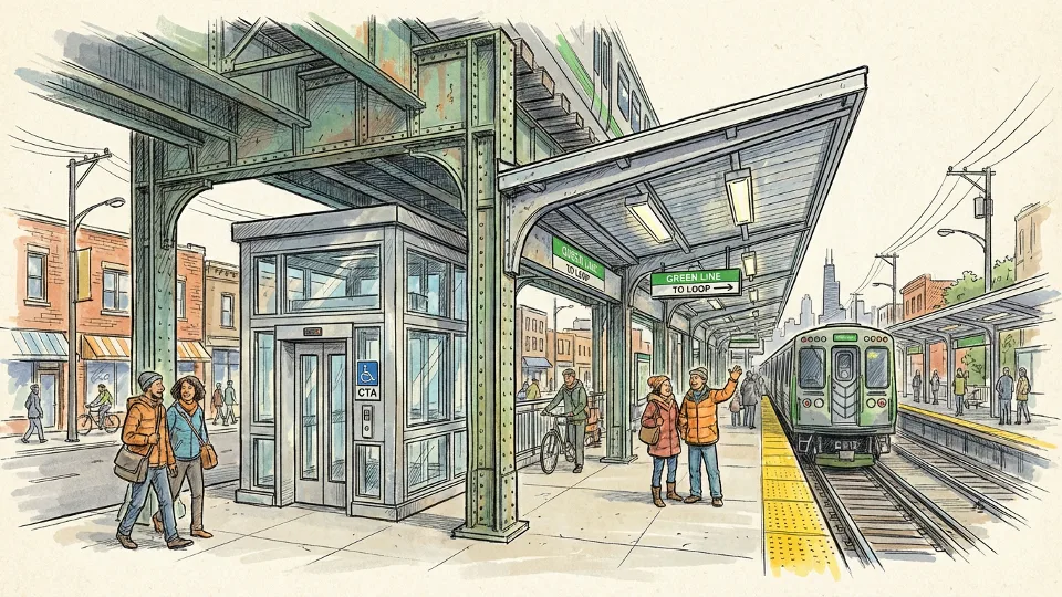 CTA Mobilizes Repairs for Garfield Green Line Access