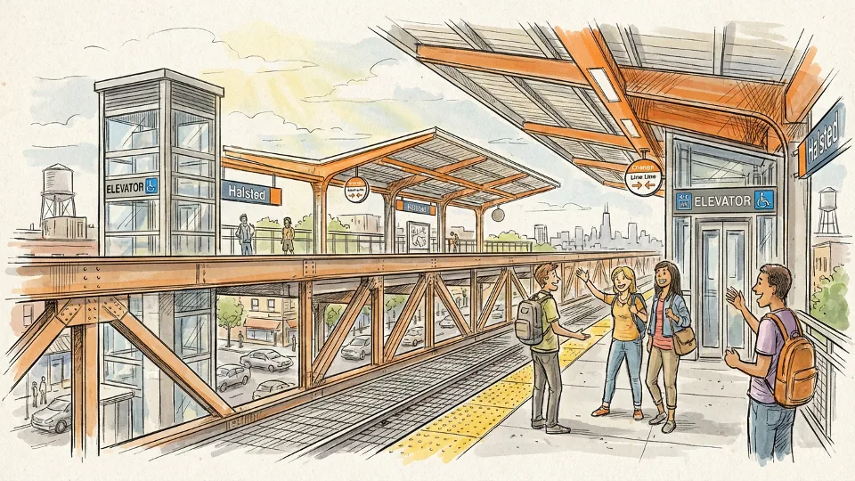 Chicago CTA Mobilizes Repair Crews for Halsted Access