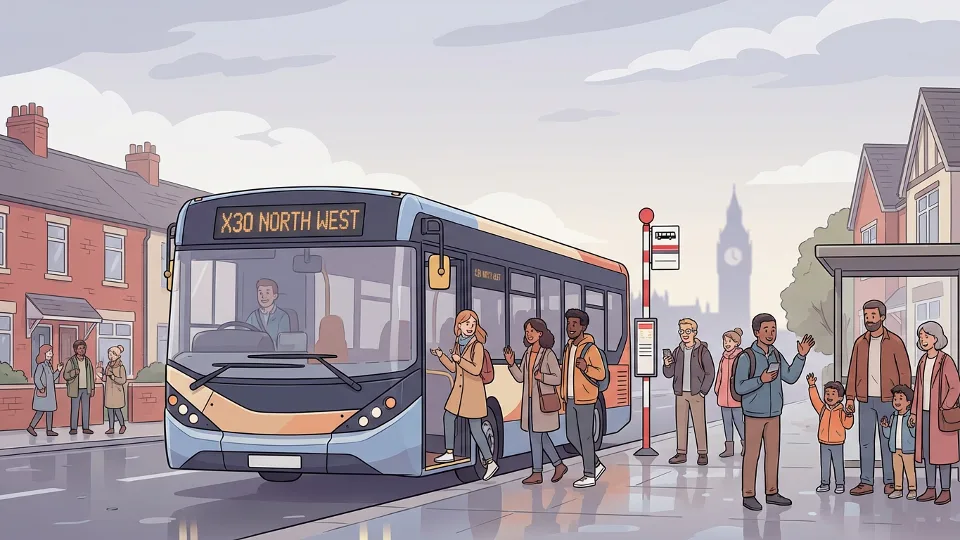 North West X30 Safeguards Service Via M56 Diversion