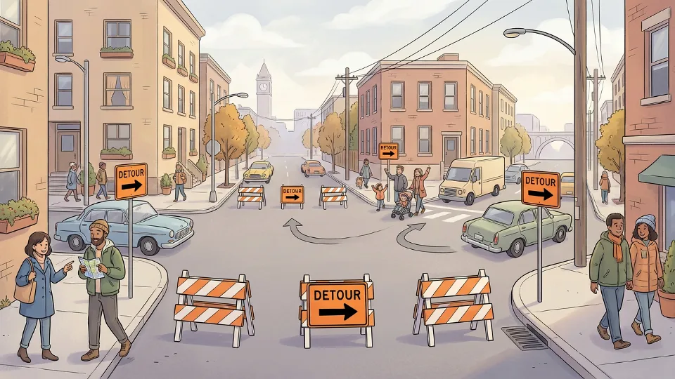 North West Safeguards Traffic Flow Amid Closure