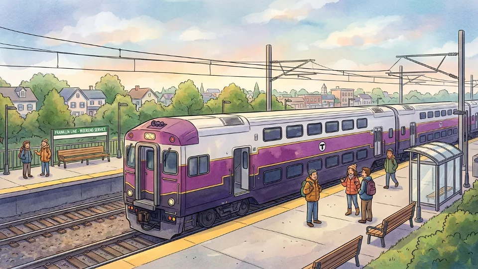 Boston Optimizes Franklin Line Weekend Operations