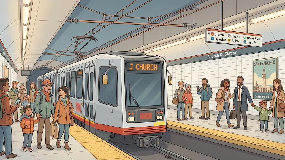 SF Muni Restores J Church After Wire Repair