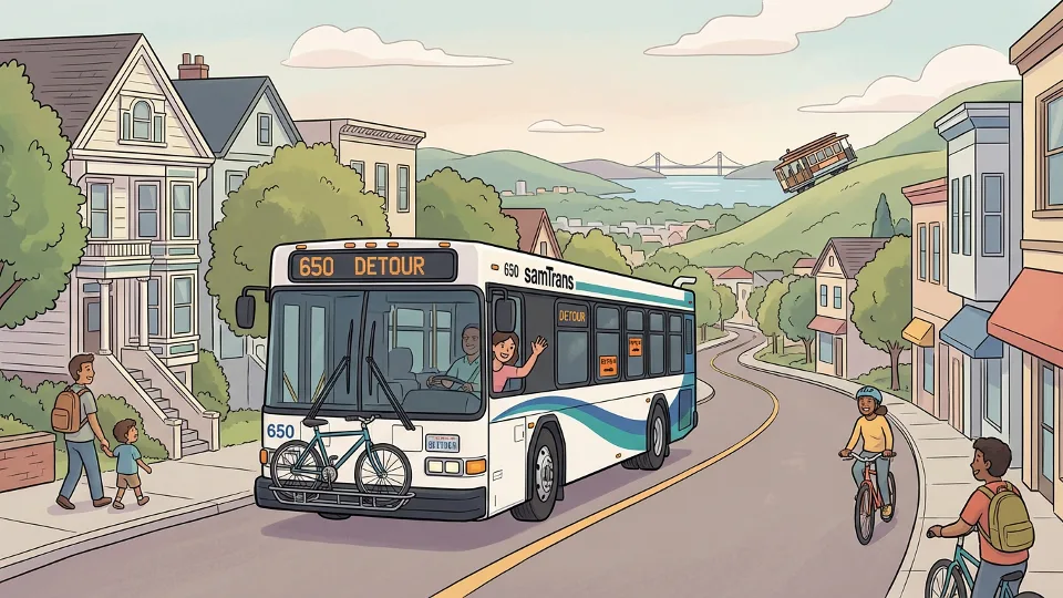 SF Transit Safeguards Line 650 Service Amid Work