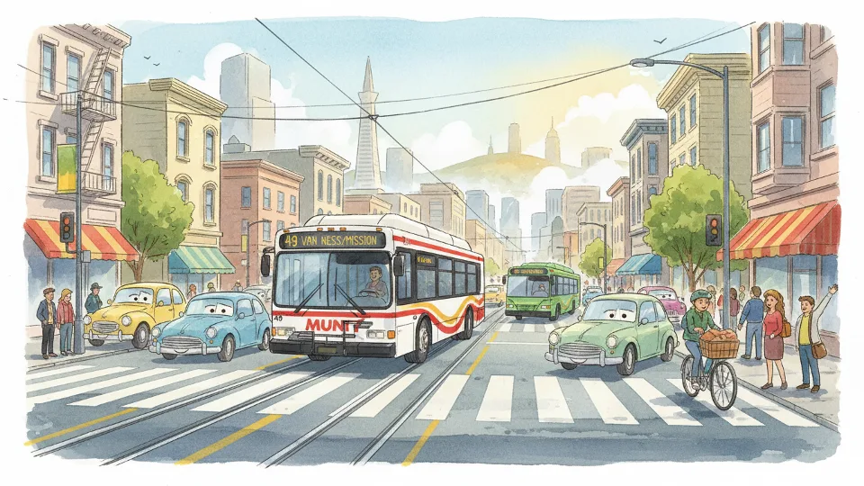 SF Muni Restores Service After Fulton Collision