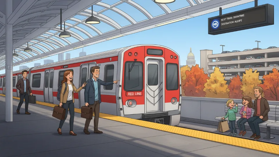 Boston Red Line Restores Service After Track Work