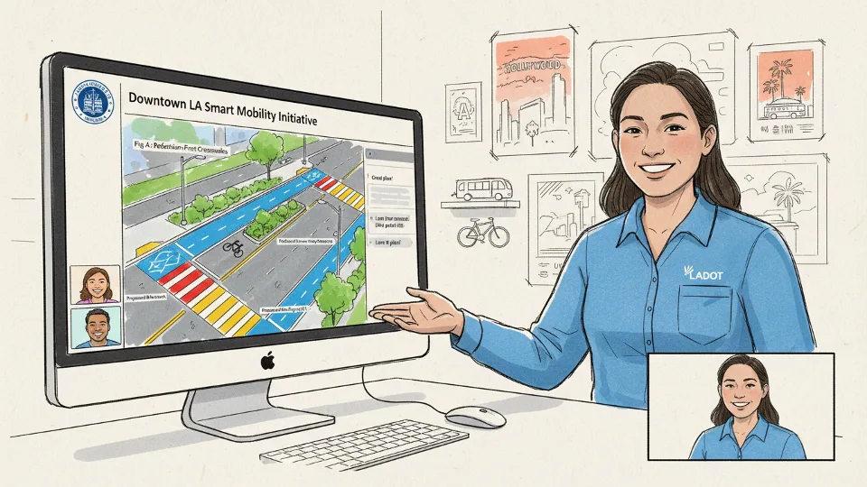 LA Opens Virtual Review for Ohio Avenue Redesign