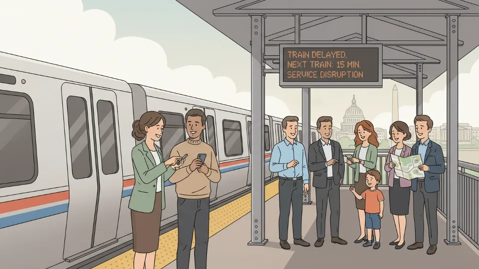 Metro Single-Tracks Three Lines for Infrastructure Work