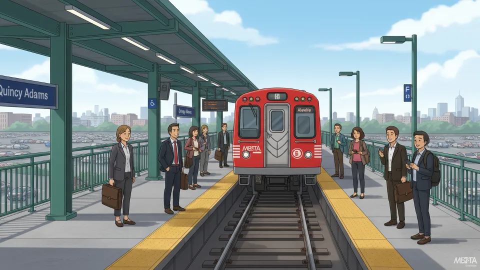 MBTA Restores Red Line After Quincy Adams Issue