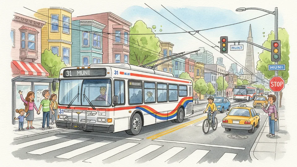 SF Muni Manages Route 31 After Balboa Collision