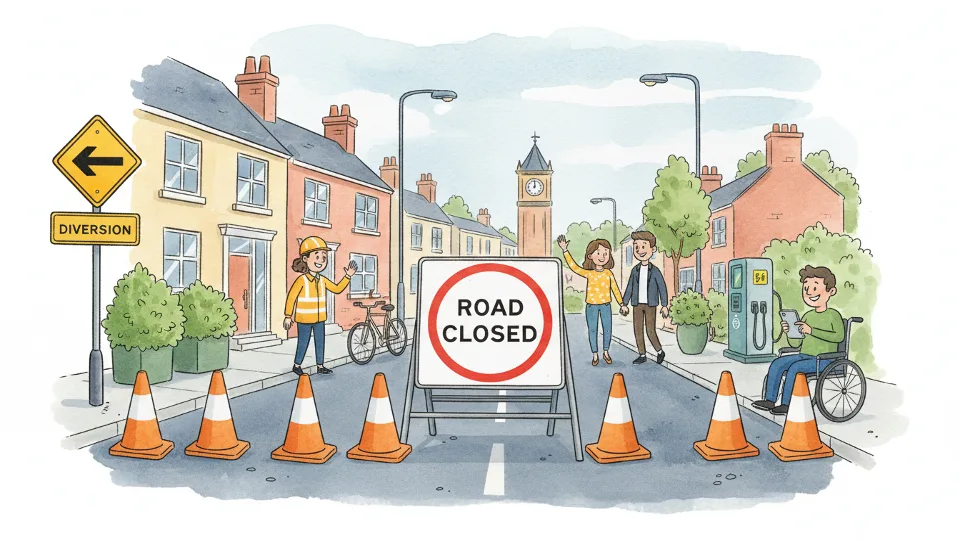 North West Manages Liverpool Road Closure in Prescot