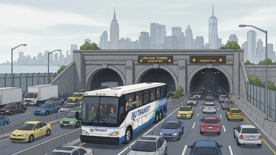 NJ Transit Manages Lincoln Tunnel Delays